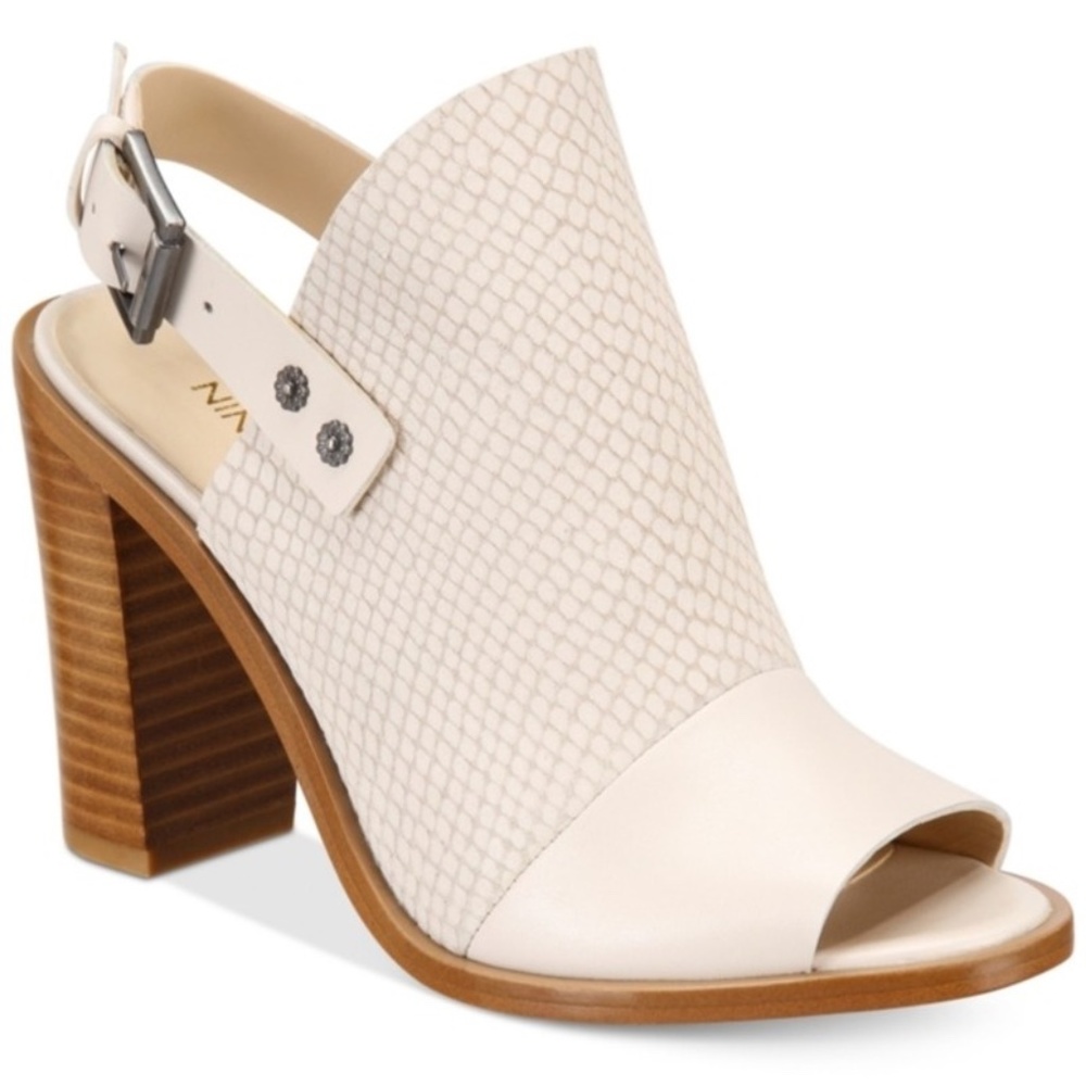 Nine West Pickens Slingback Block Heels New with box